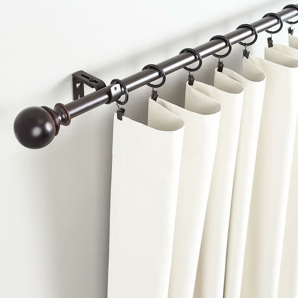 Gardinklämmor 2,5 cm, 20-pack, svart