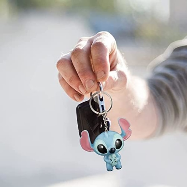 Disney Stitch Nyckelring, 2 delar Pocket Anime Cartoon Car Keychain,  Schoolb a2af | Fyndiq