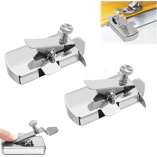 Magnetisk syguide i rustfrit stål, symaskinedele, sømguide, multifunktionelt fikseringsværktøj (7,8*3,3 cm)