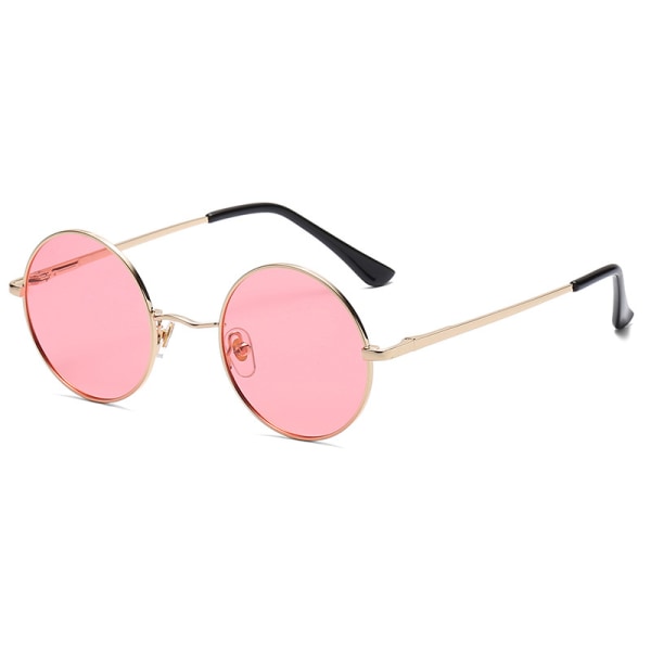 3pcs Round Color Lens Sunglasses pink blue purple