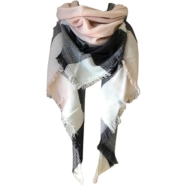 Dames Varm Lang Sjal Vinter Wraps Store Tørklæder Strik Cashmere F