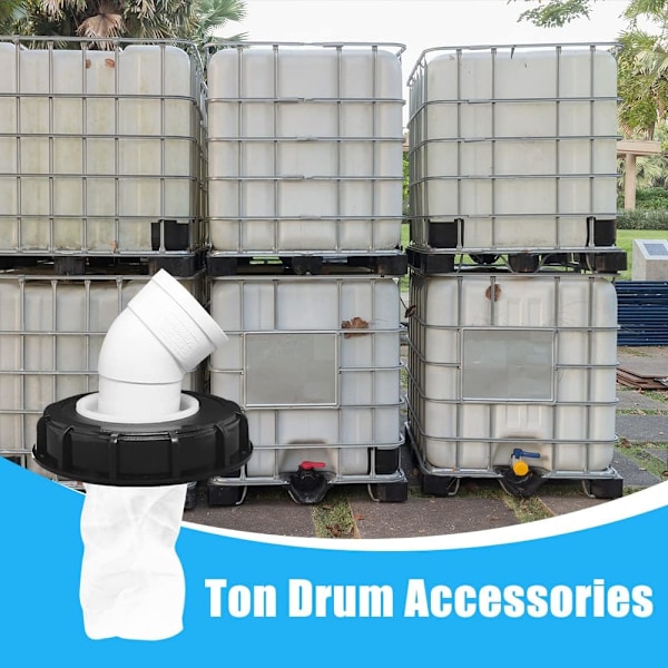 Lock med IBC-filter, 165 mm IBC-lockfilter, IBC-filterlock med tvättbart filter