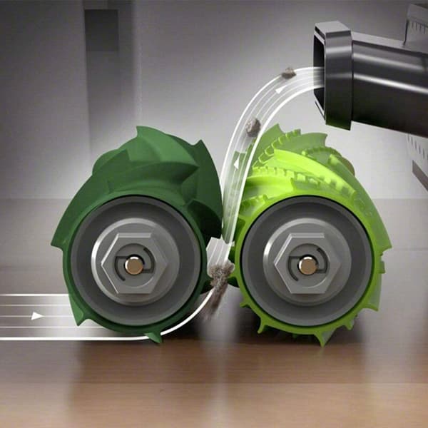 Sett med ekstraktorruller for Roomba E5 / i7 / e5154 / e5158. Sentral ekstraktor