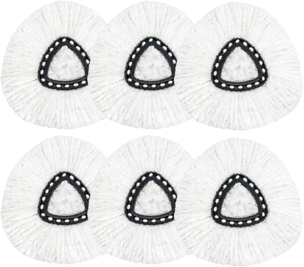 4-pack snurrmoppe ersättningshuvud snurrmoppe påfyllningar kompatibel med