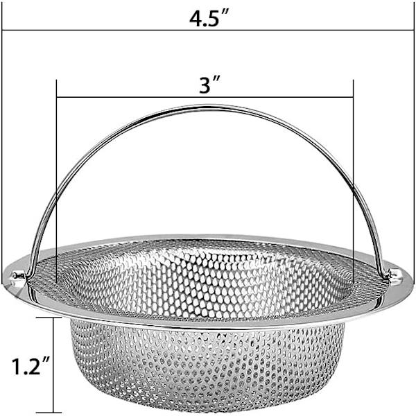 Kökssilsil, 2-pack sil med handtag, 4,33\" diameter