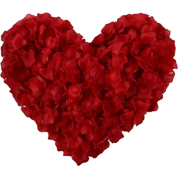 13 pakker med 1000 roseblader, kunstig blomsterdekorasjon for bryllupsfest