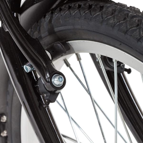 Cykel V-bremseklodser med sekskantede møtrikker og afstandsstykker V cykelbremseklods sæt 70mm (4 par, sort)