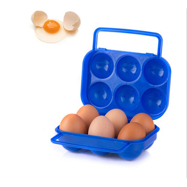 Egg holder - Plass til 6 flerfargede egg