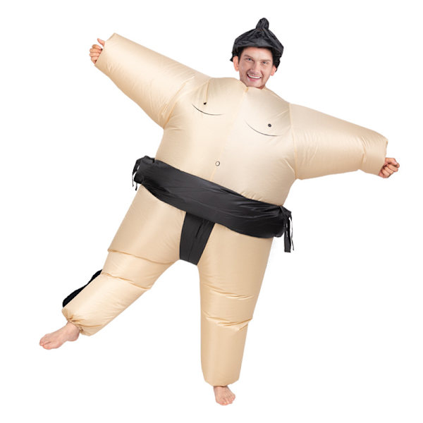 Oppblåsbar feittdrakt Voksen Oppblåsbar Sumo-drakt Karneval Cosplay-festdrakt