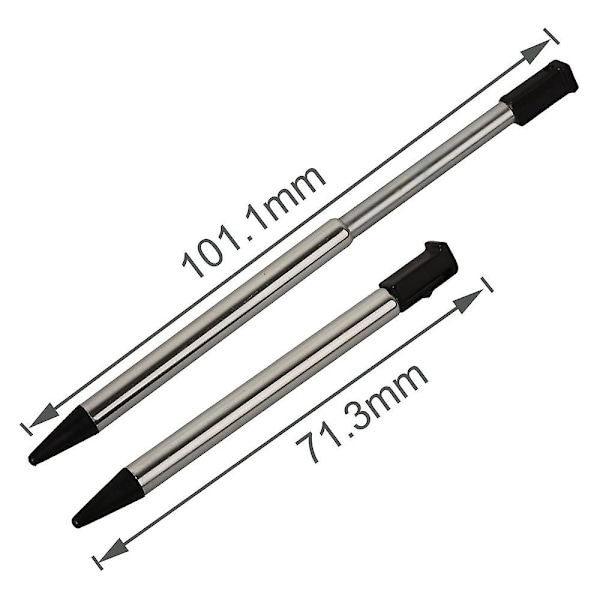 4 st snygga färgade pekstift pennor touchpen set handhållna teleskopiska stylus