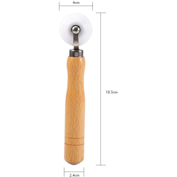 Trykkvalse Inner Outer Corner Tapet Sømrulle Naturlig Trehåndtak Sydd Hjem Veggpapir Dekorasjon Hånd DIY Verktøy