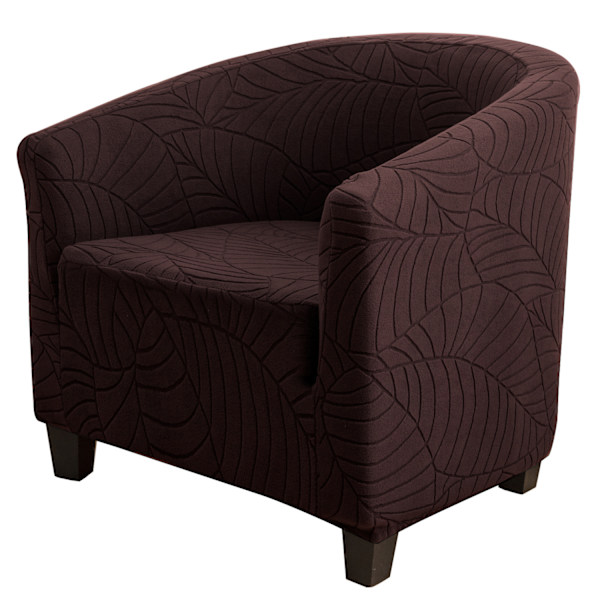 1 st Club Chair Överdrag, Mjuk Stretch Tunnformig Stol Överdrag för Vardagsrum