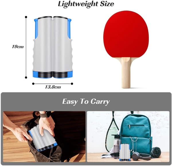 Ping Pong Net, Retractable Table Tennis Net Ping Pang Net Table Tennis Net