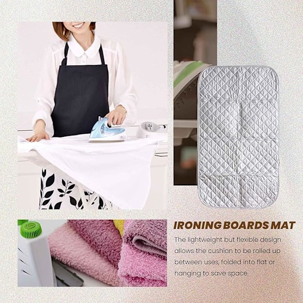 Liukumaton ja korkean lämpötilan kestävä silitysmatto Paksu silitysmatto Silityslaudoille Mat-48x85Cm