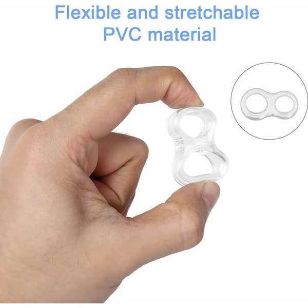 6 stk. dørstopper for PVC-håndtak/liten silikon dørstopper/dørstopper