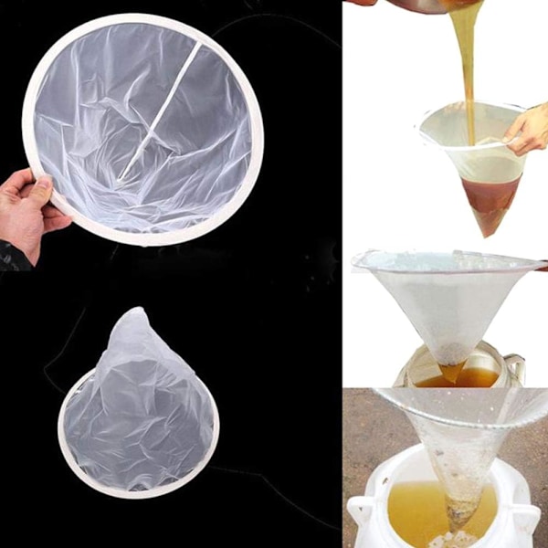 Honningfilter Honning Biavl Filter Filter Nylon Fiber Net Filter Sil Honningfilter Net Skærm Biavl Udstyr Biavl Værktøjer til Honning Proce