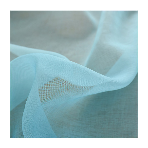 Sæt med 2 transparente gardiner Gradient Øje Polyester Vindue Myggenet 132*