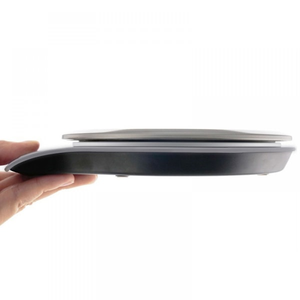 Basics Digital Köksvåg med LCD-Skärm, Batterier Ingår, Väger upp till 5 kg, Rostfritt Stål