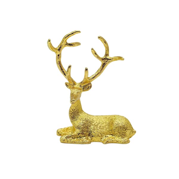 2 stk. Noble Pair Deer Statue Hjemmeindretning Samleobjekter Dyr Elg