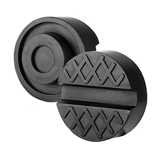 Universal Jack Pad, gummi Spårad Anti-slip Ram Rail Pinch Weld Protector