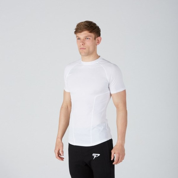 T-Shirts Toppar, Athletic Workout Shirt Två vita XL svart XL