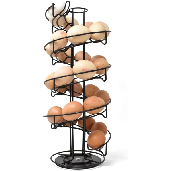 Egg storage for 36+ eggs Non-slip egg rack Spiral egg basket Egg storage/Mu