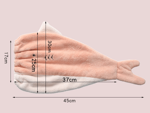Hår Tørring Håndklæde Læder Pink Blød Tør Hår Cap Absorberende Hår Håndklæde Wrap