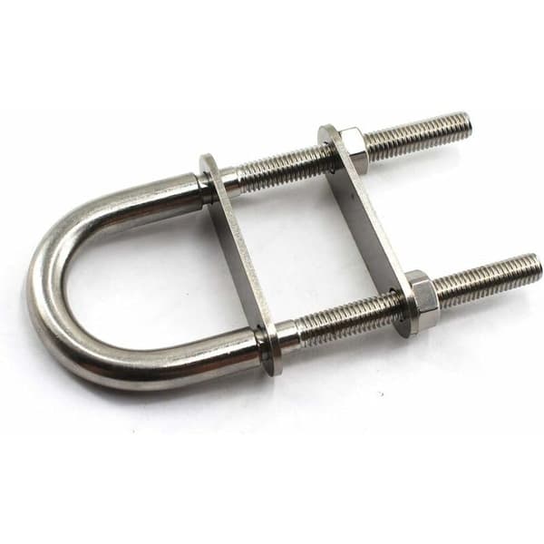 4 stk. M6 x 90 304 rustfrit stål U-spændebolte,