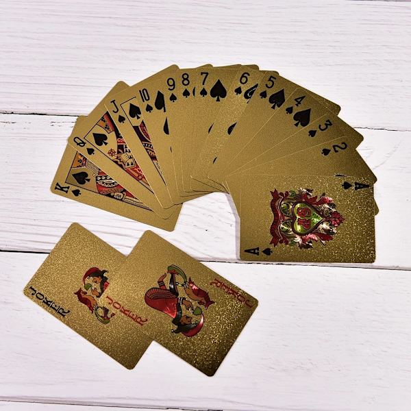 Spil - Spillekort - Poker - Guld