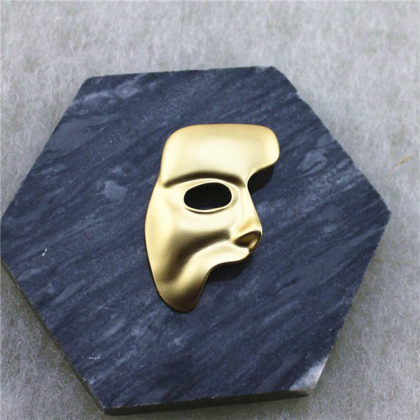 Pin - Halvmaske Guld Phantom Maske