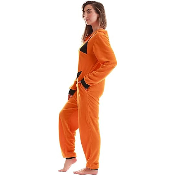 Halloweenin aikuisten kokovartaloasu - rekvisiitta, kurpitsalyhty