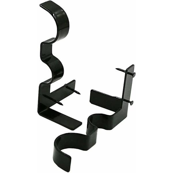 4 stk gardinstangbrakett, justerbar veggmontert gardinstangbrakett Fixi