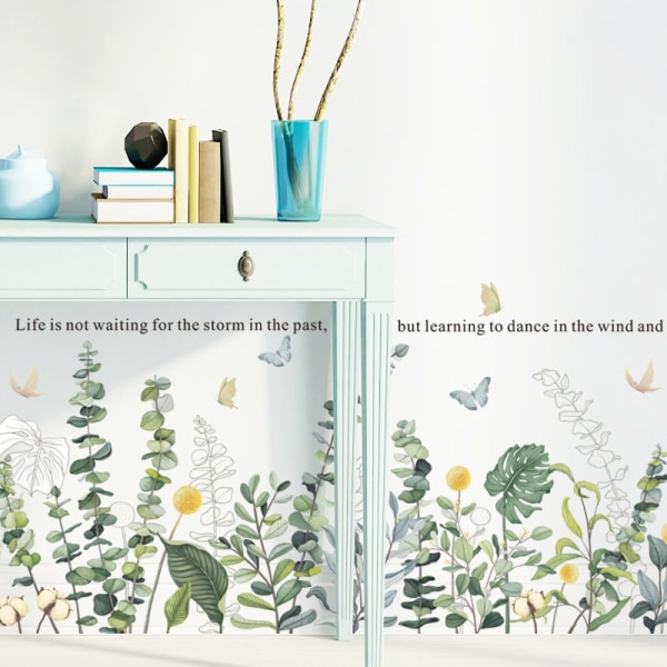 A Set of Wall Stickers Flowers Plants Birds Butterflies Wall Stickers for L