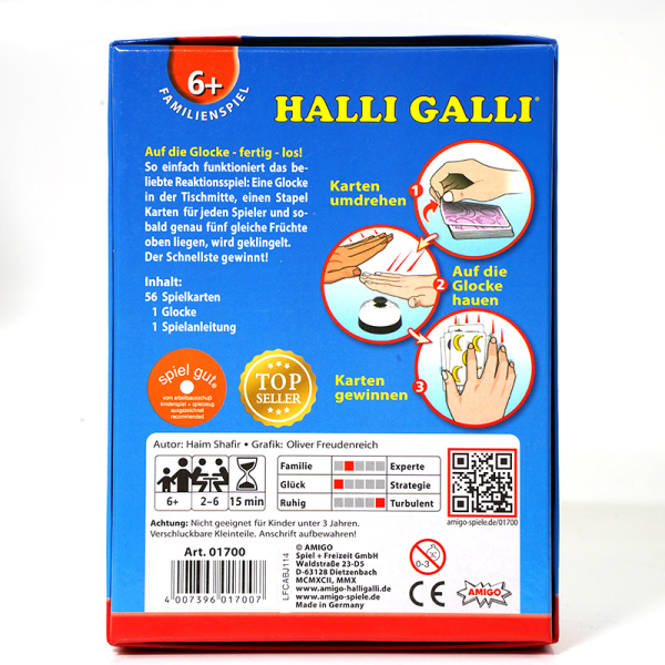 halli galli lautapeli solitaire