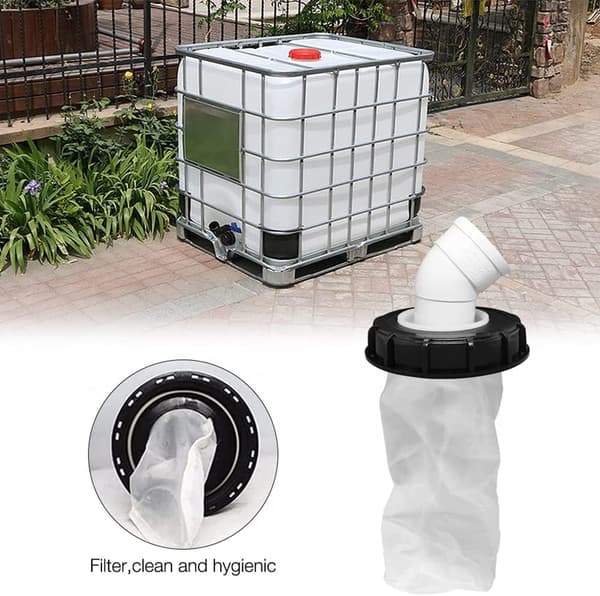 Lokk med IBC-filter, 165 mm IBC-lokkfilter, IBC-filterlokk med vaskbart filter