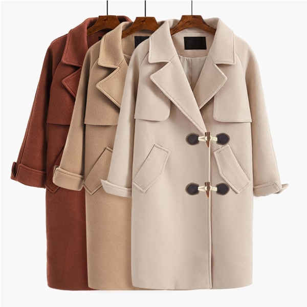 4 par knapp pullover vindjacka harts knapp kappa knapp mode ryggsäck knapp anteckningsbok (mörk kaffe + brun)