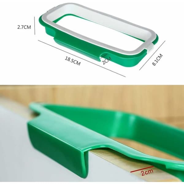 2 stk. hengende søppelposeholder, søppelposeoppbevaringsstativ, søppelposeholder