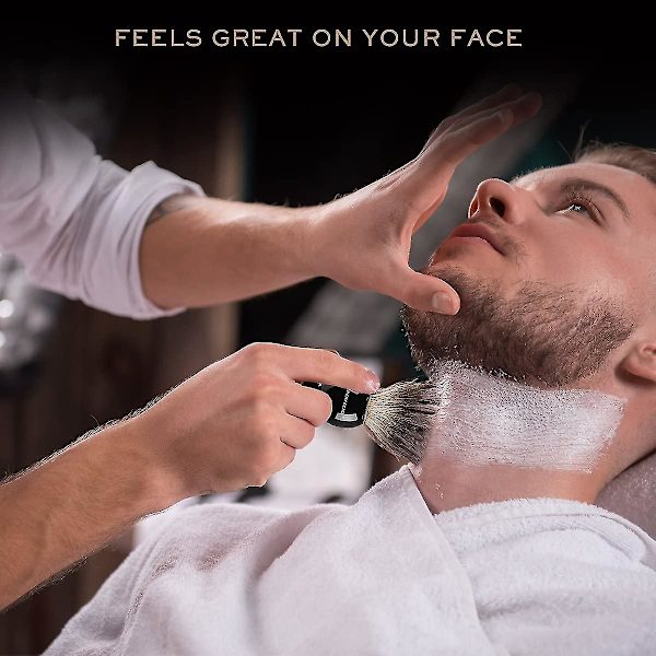 Ren Badger Shaving Brush Sort Håndtag 1stk