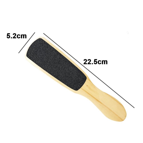 Wooden tang board file pedicure foot grinder file