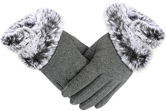 Dame Vinter Varme Handsker, Dame Vinter Touchscreen Handsker Varme Tykke Vinter Touch Screen Handsker kompatible Kvinder, Dame Vinter Strikkede Handsker med