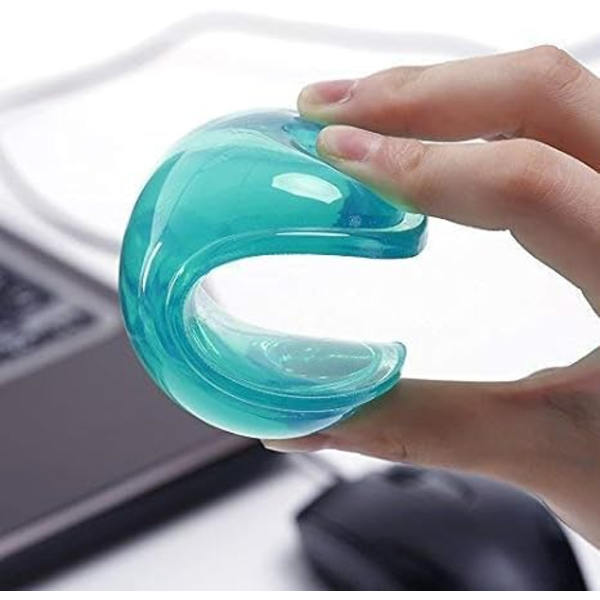 Silikone Gel Håndledsstøttepude Hjerteformet Translucens Ergonomisk