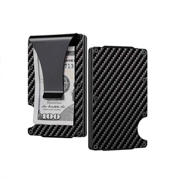 Smal plånbok för män - Frontficka RFID-blockerande Minimalistisk Walle