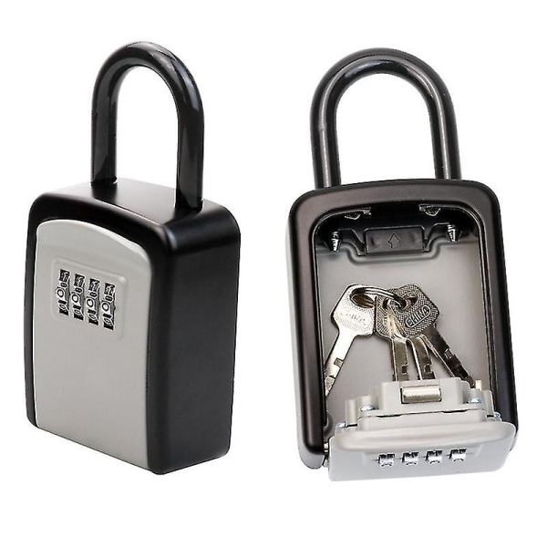 Security Key Box, Key Box With Code [weatherproof] [with Removable Handle]