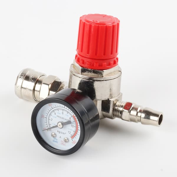 Luftkompressor trykkregulator pneumatisk regulator, trykkreguleringsventil med tilkobling 140psi