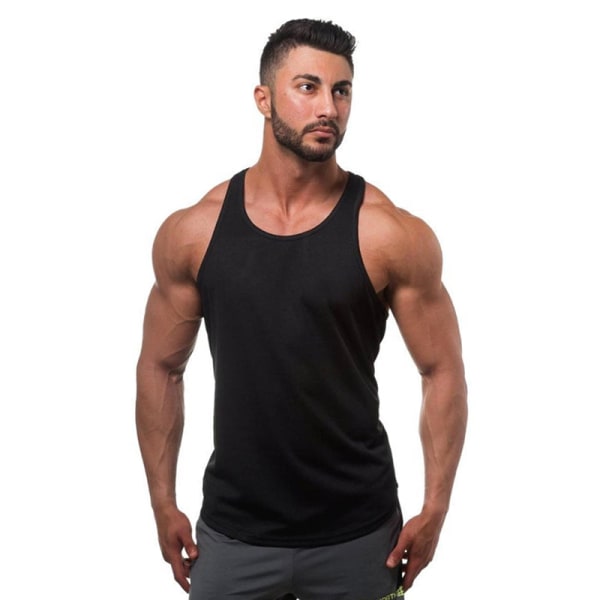 Herre 6-Pack Quick Dry Gym Tank Top Gym Muskel T-skjorte Gym Gym Gym Gym Sleeve