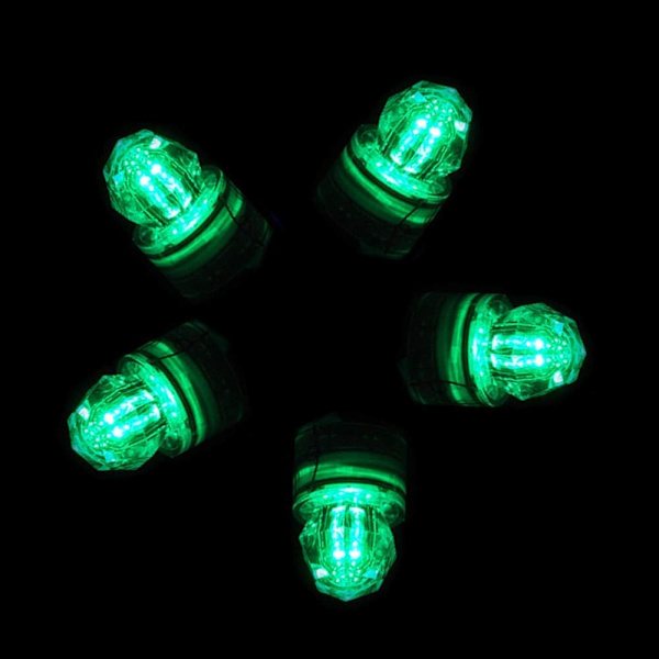 5-pack LED djuphavsfiske lampor diamant fiske lampor vattenaktivera