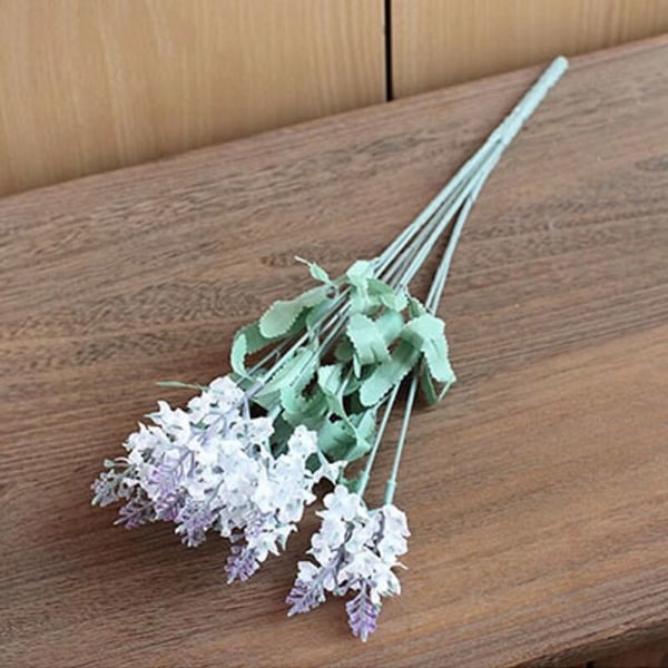 Fransk pastoral stil lavendel kunstige blomster Dekoration til hjemmet til bryllup A