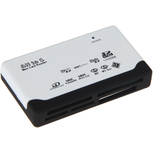 SD MMC Mobil SDHC M2 TF XD CF minneskortläsare