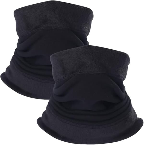 Vinter Rørformet Hals Gaiter Multifunktionel Unisex Termisk Fleece Foring Elast
