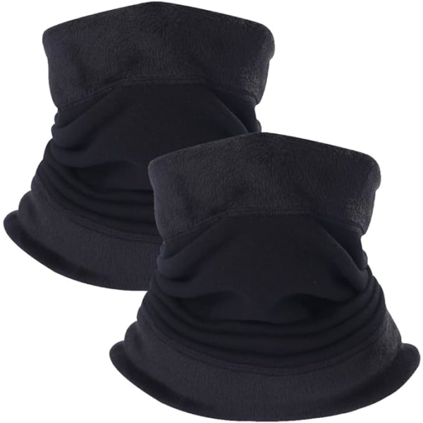 Vinterhalsvärmare, multifunktionell, unisex, termisk fleecefoder, elastisk